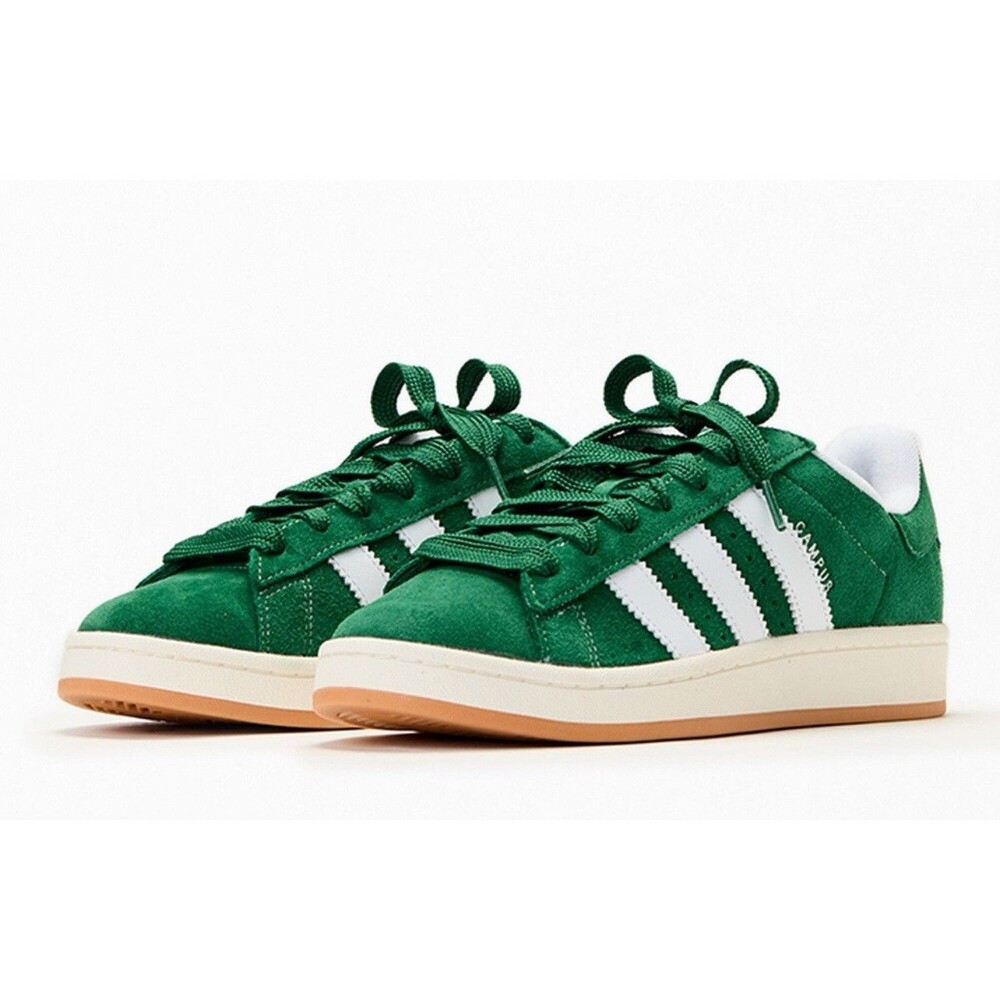Adidas Campus 00s Dark Green Gum Low Top Sneakers Mens 8.5 Streetwear Retro